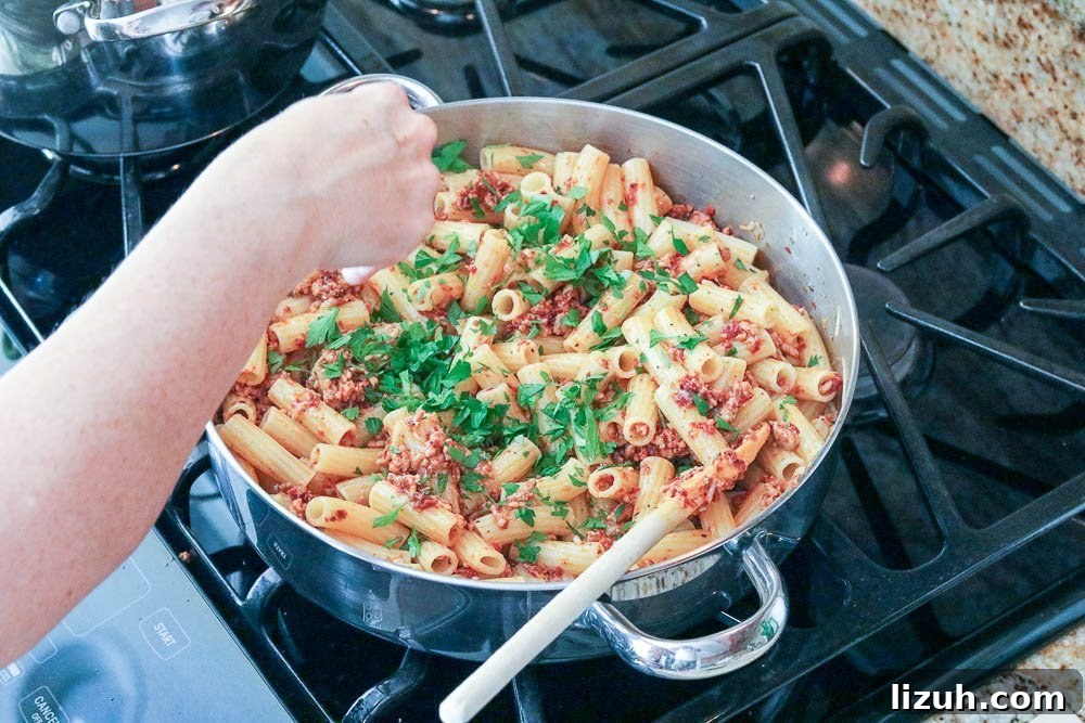 Sun-Dried Tomato Chicken Pasta with Garlic and Parmesan 14 img 2170 13