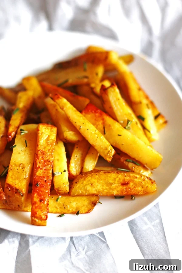 These Baked French Fries are perfectly seasoned and so easy to make.