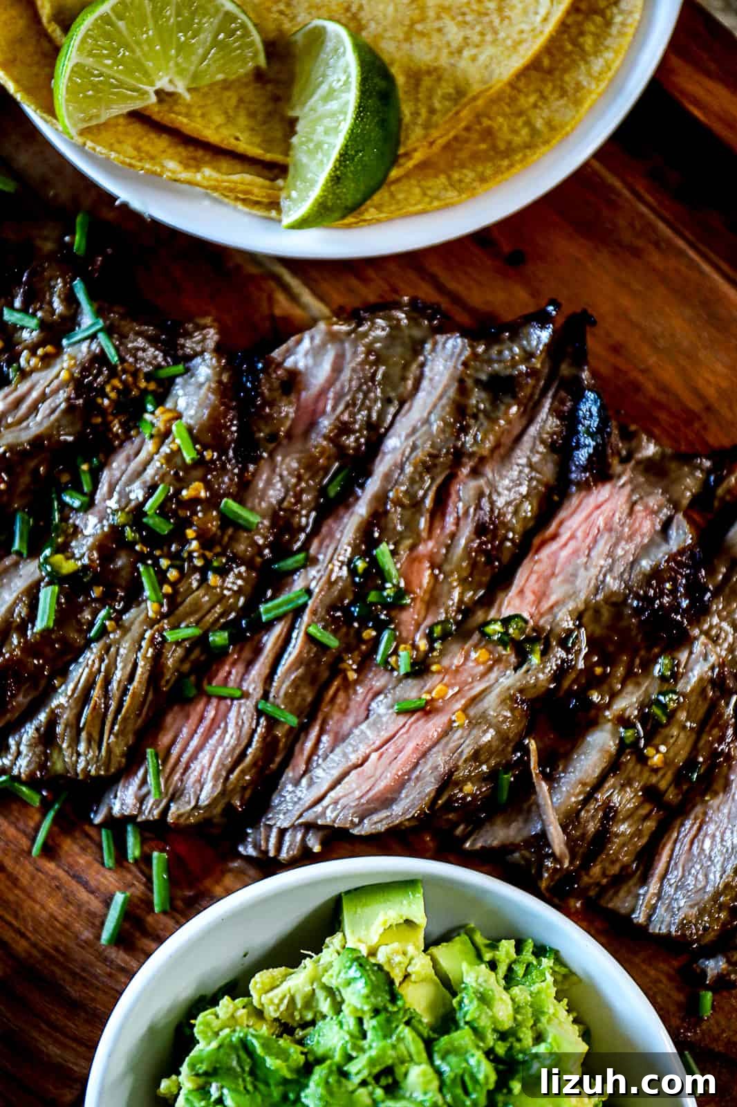 Grilled skirt steak recipe for BBQ party