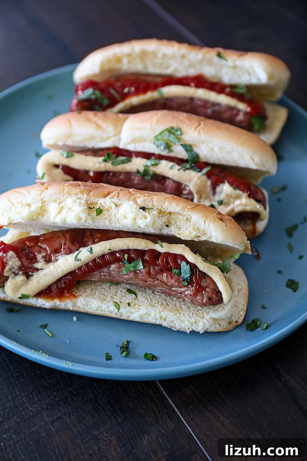 Grilled brats recipe main dish for BBQ cookout party