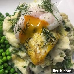 Smoked Haddock and Mash also called Bubble & Smoke