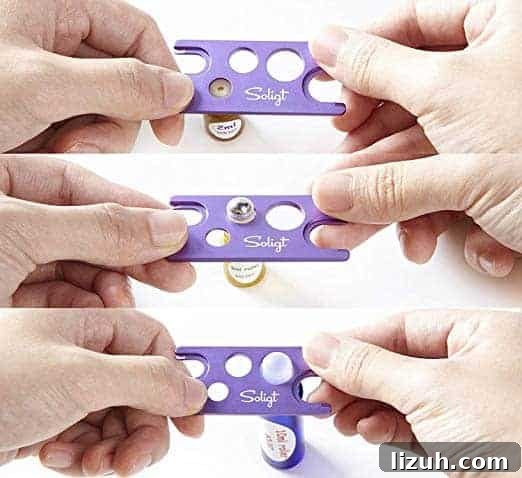 Revitalize Tired Feet with Cooling Rollerball Relief 6 tool to put cap on essential oil roller bottle