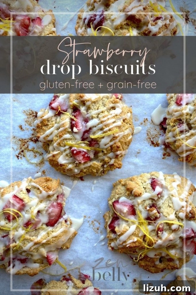strawberry drop biscuits