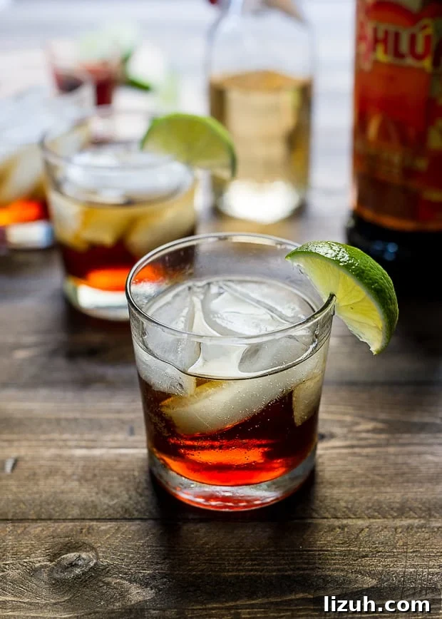 Pumpkin Spice Dark and Stormy Cocktail Recipe 4 Pumpkin Spice Dark and Stormy Cocktail in a glass with a slice of lime on the rim.