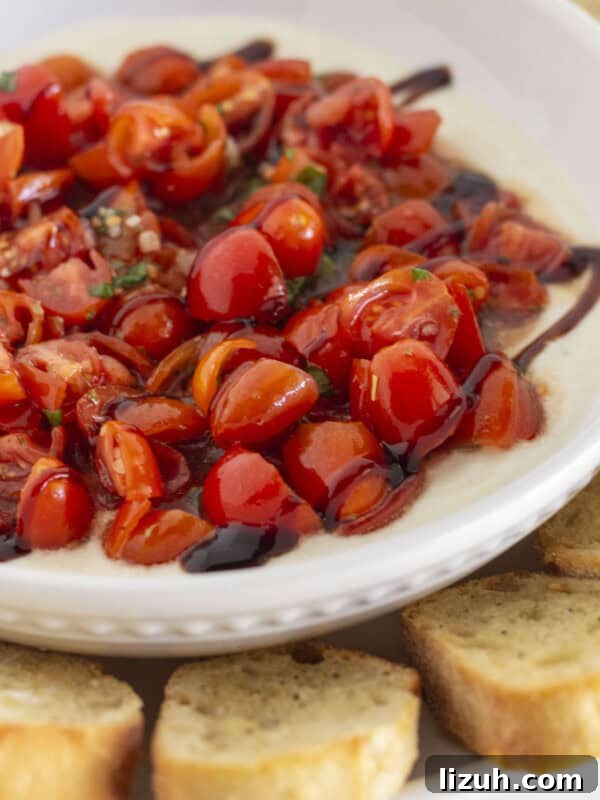 Pepperoni Pizza Cheese Ball Game-Day Appetizer 8 Fresh homemade bruschetta dip on creamy ricotta.