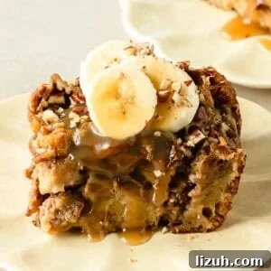 Decadent Banana Bread Pudding Recipe with Caramel Sauce 10 img 27318 9