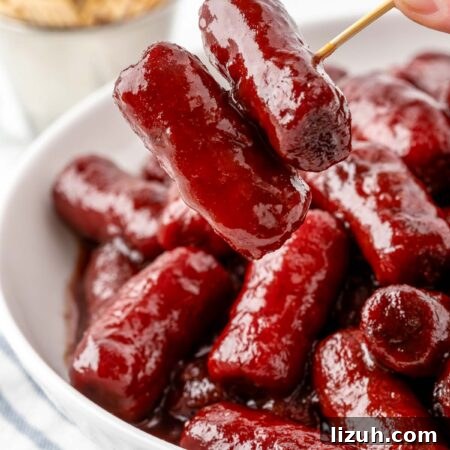 Slow Cooker Little Smokies Recipe: Sweet & Tangy Party Sausages 9 easy crock pot lil smokies