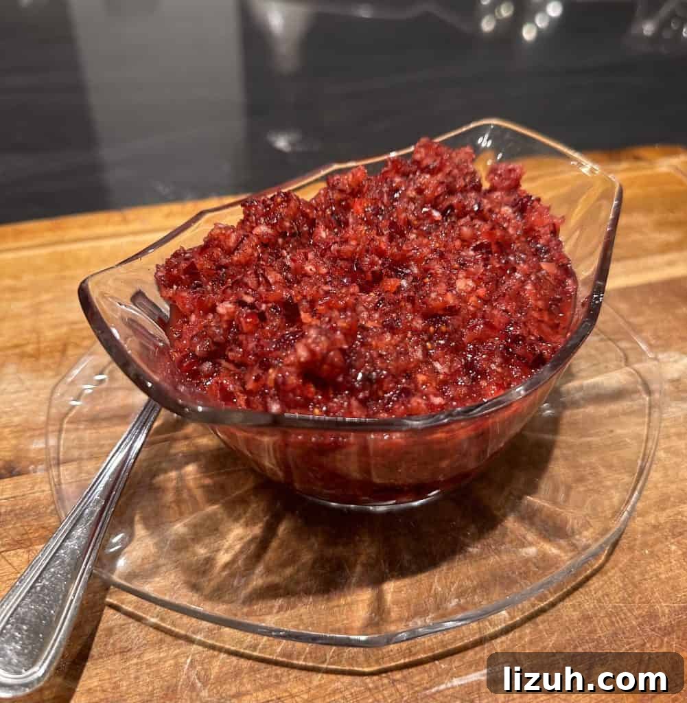 3-Ingredient Cranberry Relish Recipe for Holiday Tables 2 img 3067 1