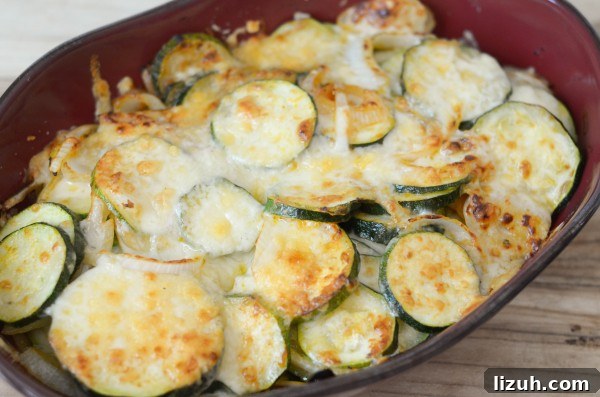 Zucchini & Onion Au Gratin
