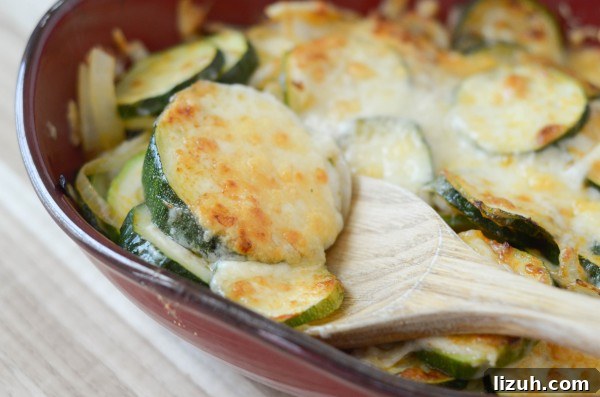 Zucchini & Onion Au Gratin