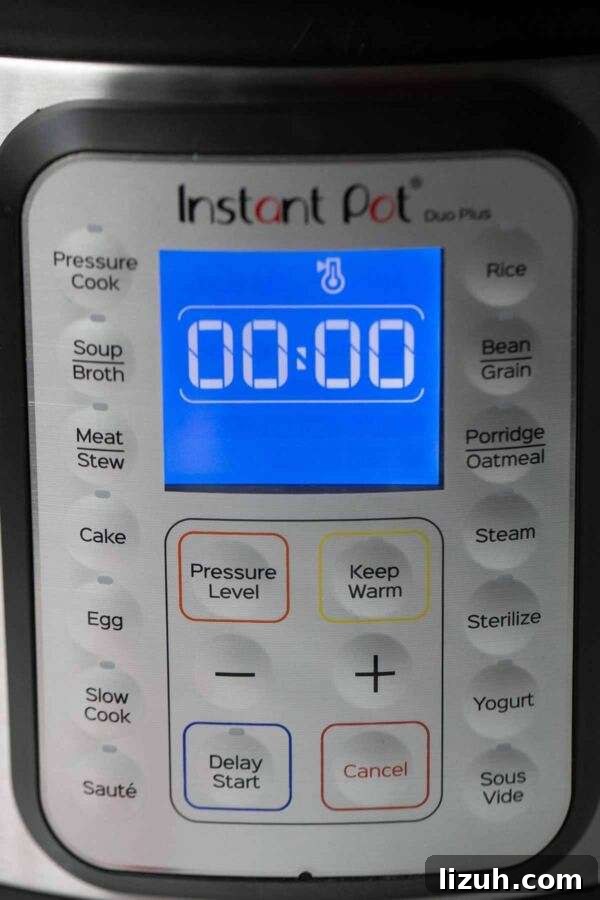 Using the Sauté function with the Instant Pot lid held on the lid fin.