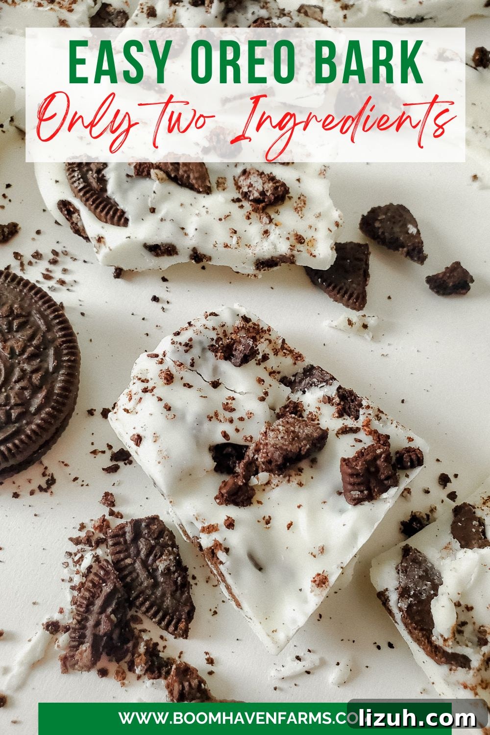 Oreo Cookies and Cream Bark Recipe: No-Bake Dessert Recipe 2 white chocolate oreo bark recipe