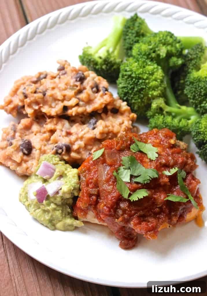 Cheese-Stuffed Salsa Chicken Cheese-Stuffed Salsa Chicken- serve with Mexican Risotto or brown rice (this is my fav. easy & healthy meal!