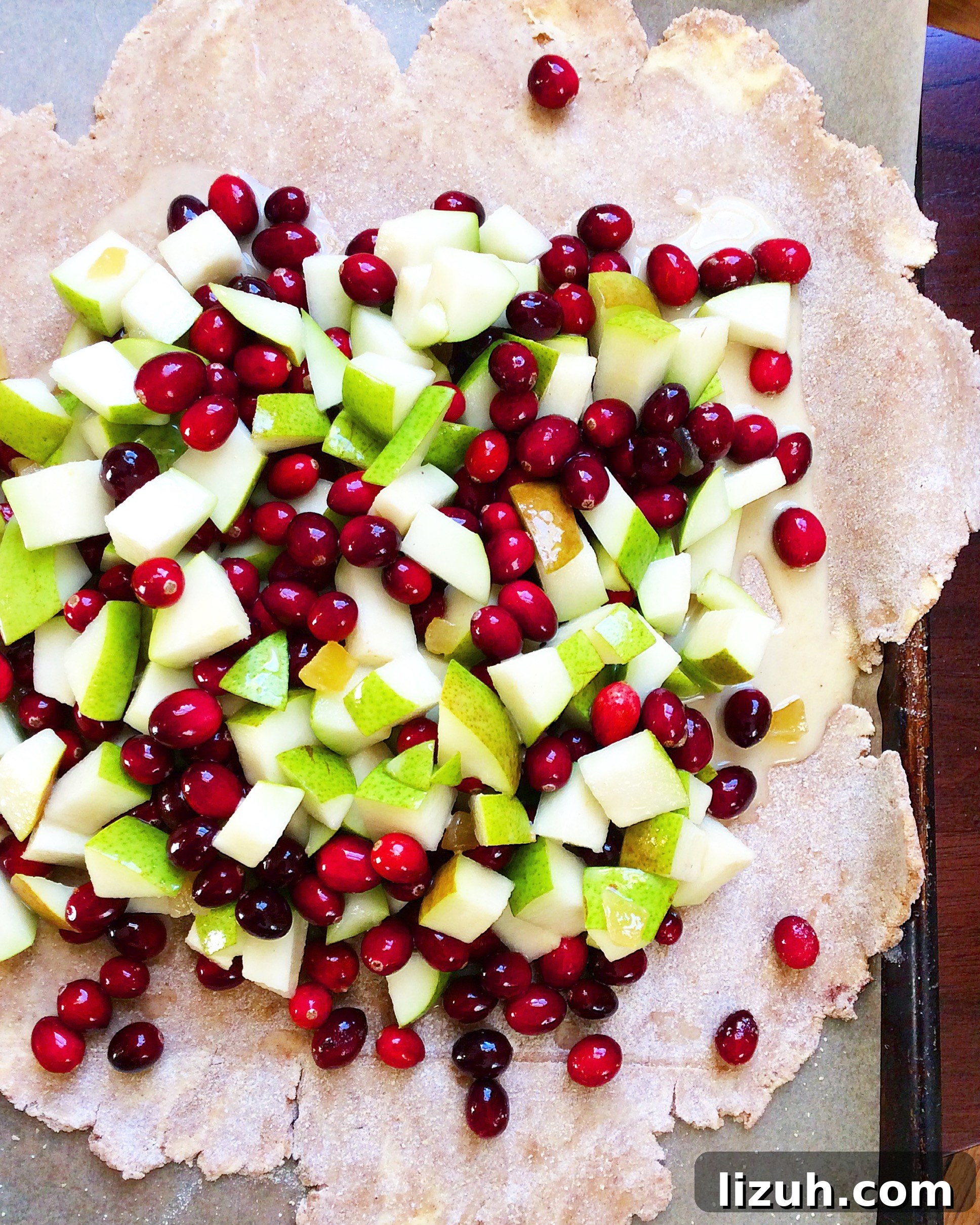 Cranberry-Pear Tart with Cinnamon Whole Wheat Crust