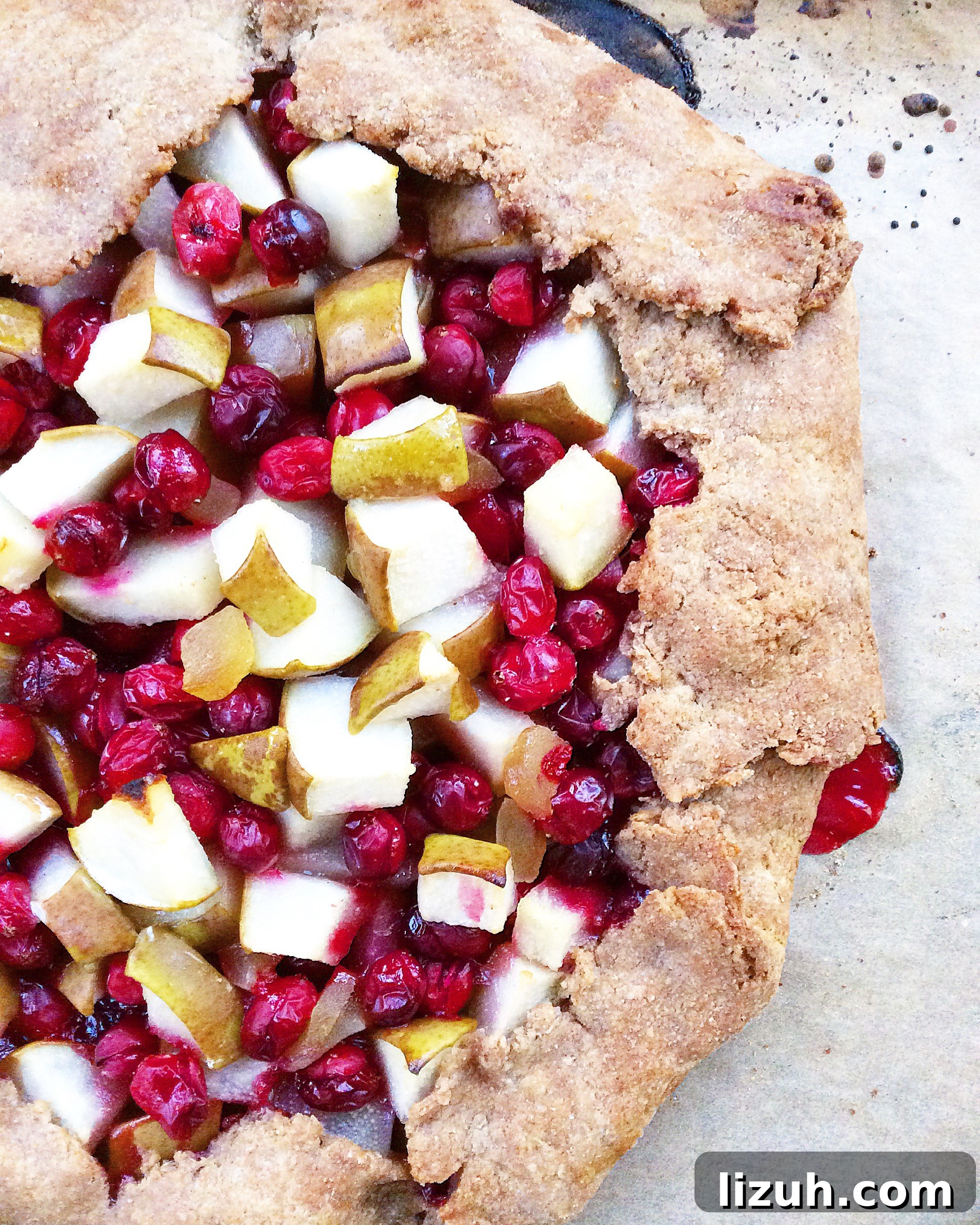 Cranberry-Pear Tart with Cinnamon Whole Wheat Crust