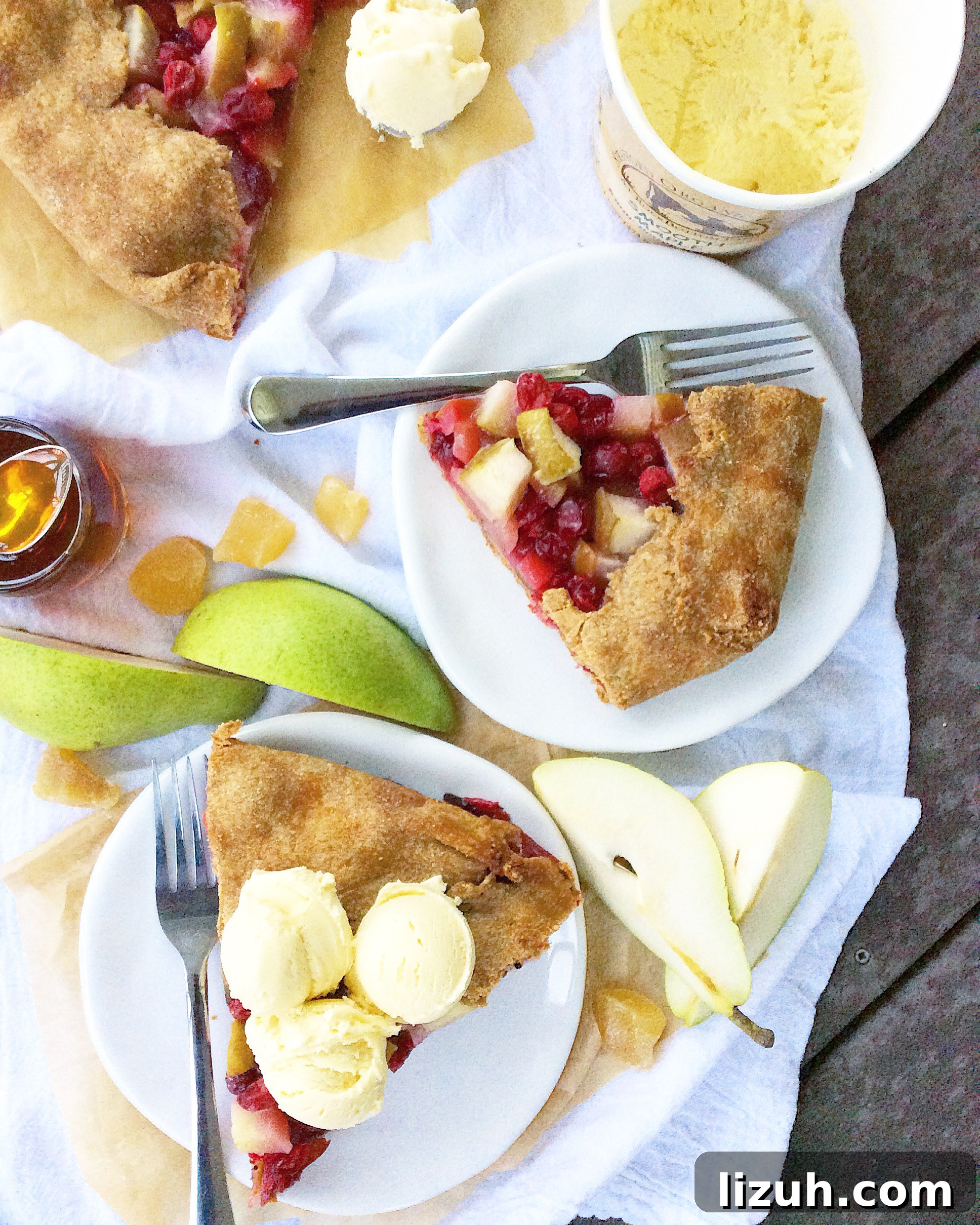 Cranberry-Pear Tart with Cinnamon Whole Wheat Crust