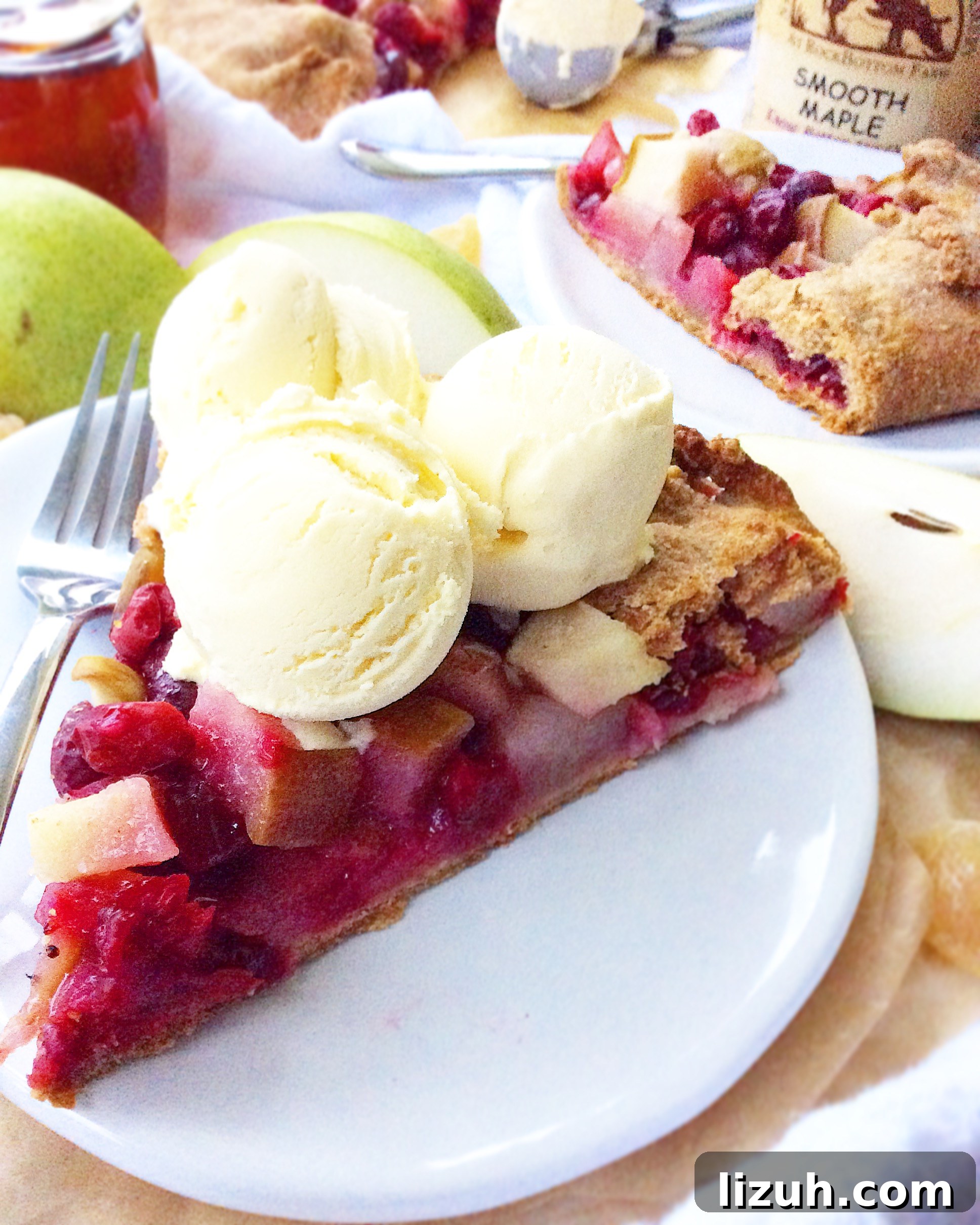 Cranberry-Pear Tart with Cinnamon Whole Wheat Crust
