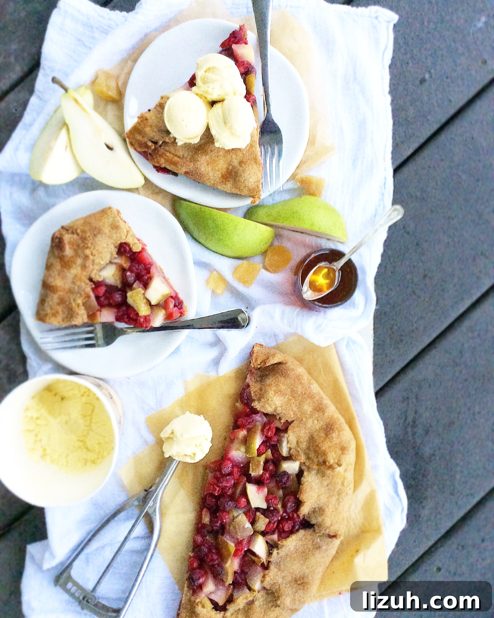 Cranberry-Pear Tart with Cinnamon Whole Wheat Crust