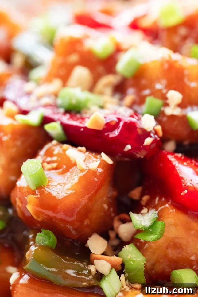 29 Authentic Vegan Chinese Recipes for Flavorful Plant-Based Meals 26 Photo of a plate of kung pao tofu