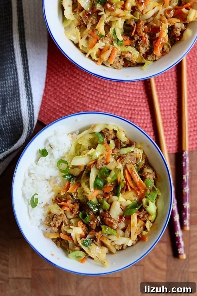 29 Authentic Vegan Chinese Recipes for Flavorful Plant-Based Meals 7 Egg Roll in a Bowl