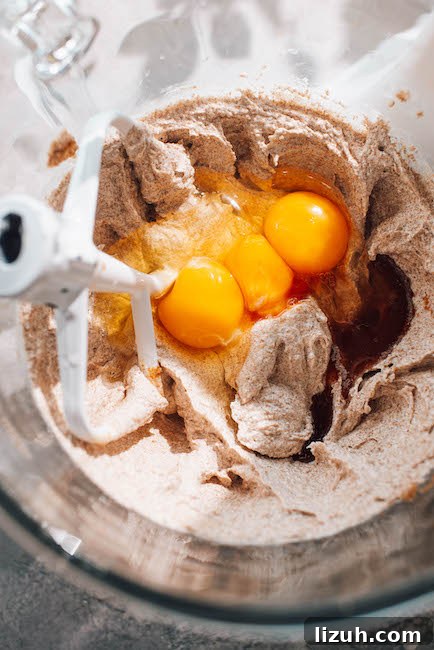 Browned Butter Chocolate Chunk Skillet Cookie Recipe 6 Cookie dough in skillet