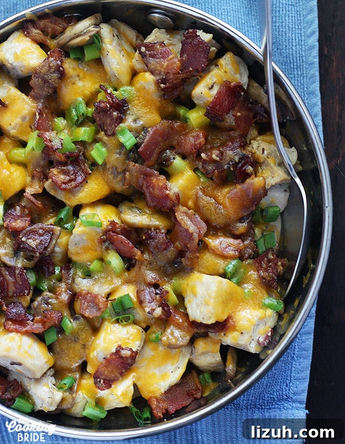 Back-to-School Dinner Ideas: Quick Family-Friendly Recipes 4 bacon, chicken and mushroom skillet