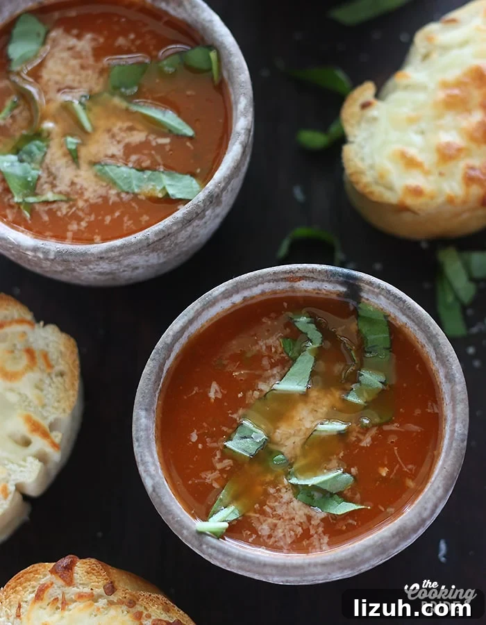 Back-to-School Dinner Ideas: Quick Family-Friendly Recipes 36 Classic and easy tomato basil soup is slowly simmered with diced tomatoes, onions, garlic, basil, and other fresh herbs. It's as healthy as it is tasty!