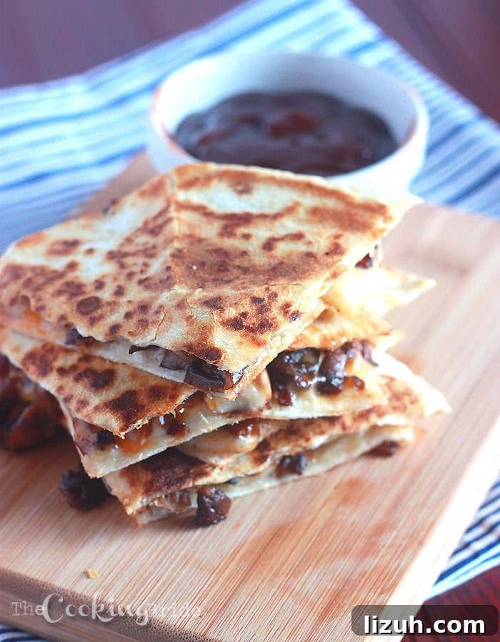 Back-to-School Dinner Ideas: Quick Family-Friendly Recipes 5 Barbecue Bacon Mushroom Quesadillas