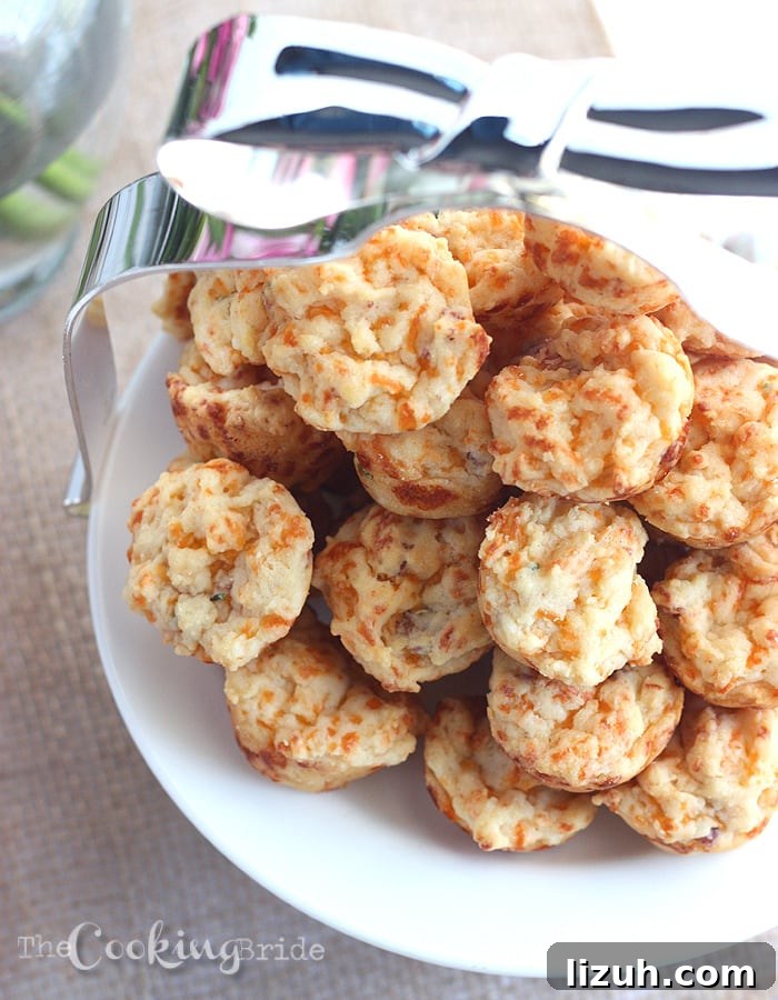 Back-to-School Dinner Ideas: Quick Family-Friendly Recipes 52 cheese and bacon muffins on a white serving plate