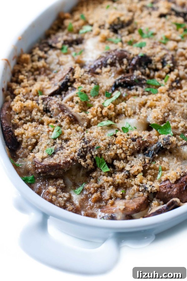 Savory Vegetarian Thanksgiving Menu Ideas for a Memorable Feast 15 Stuffed Mushroom Casserole