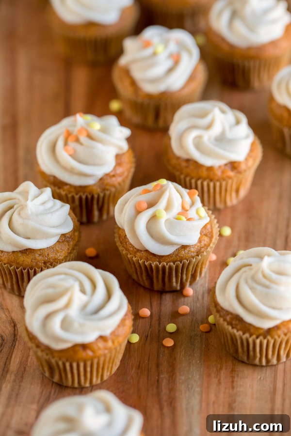 Savory Vegetarian Thanksgiving Menu Ideas for a Memorable Feast 22 Mini Pumpkin Cupcakes
