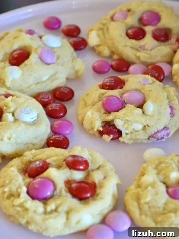 Valentine's Day M&M Cookies Recipe