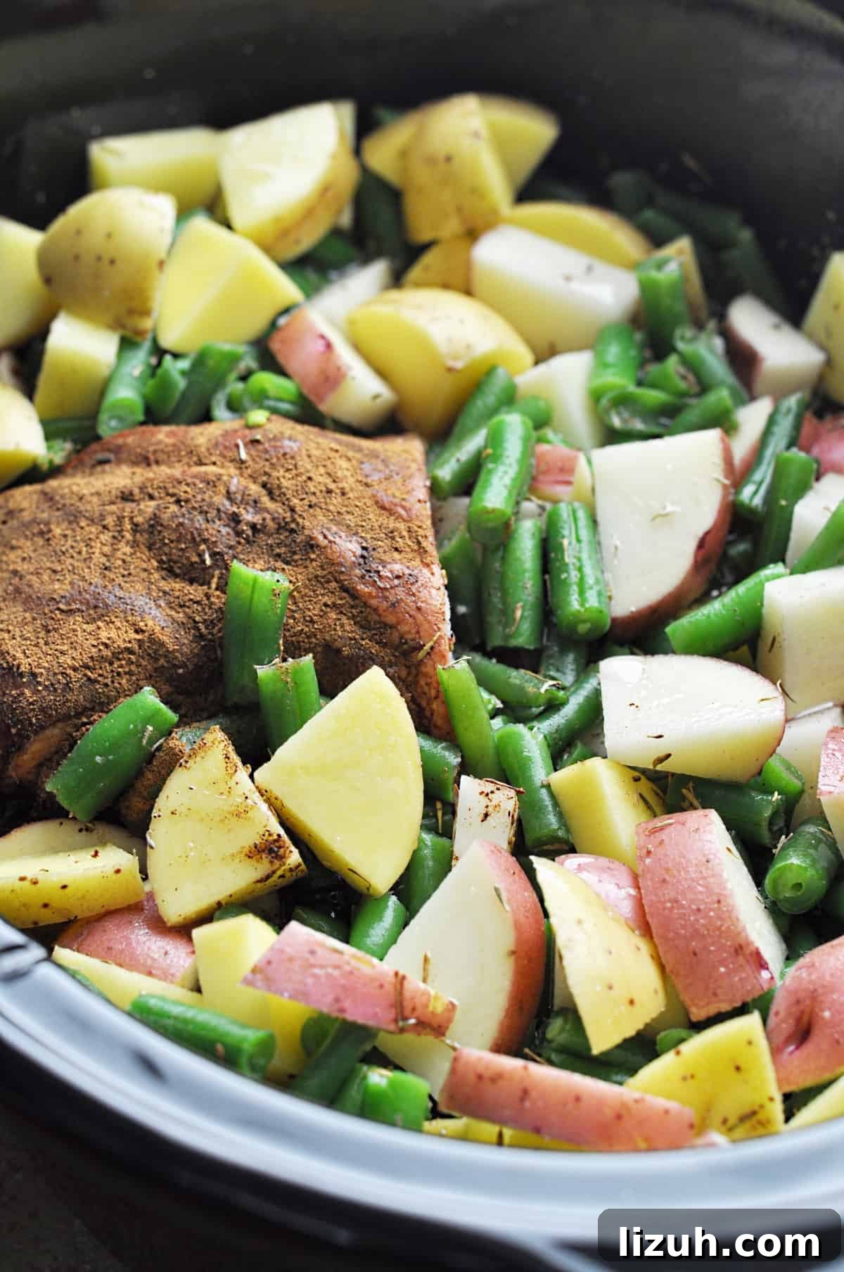 Slow-Cooker Ham, Potatoes, and Green Beans Recipe for Busy Nights 5 Ham Potatoes & Green Beans