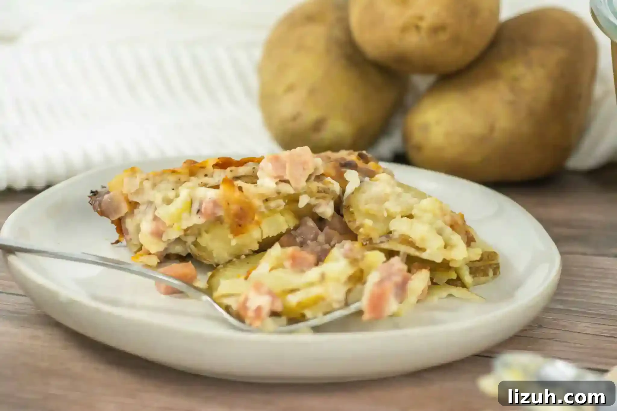 Old-Fashioned Scalloped Potatoes With Ham