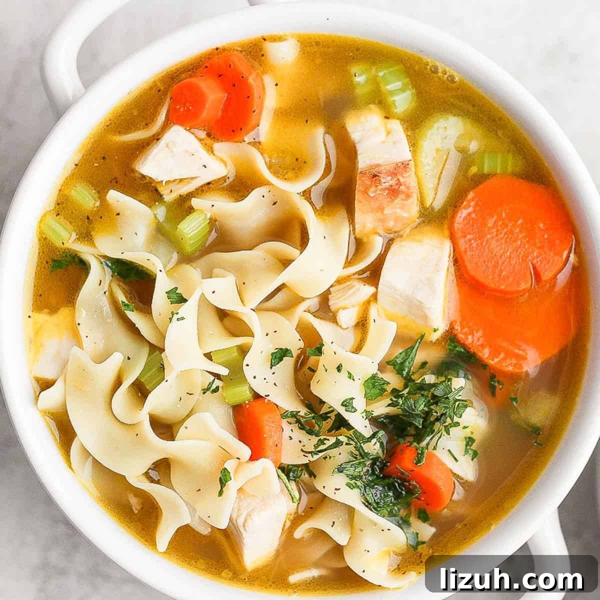 Leftover Turkey Noodle Soup
