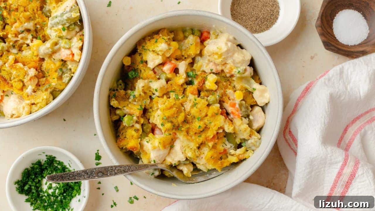 Chicken and Stuffing Casserole