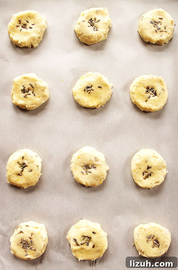 Lavender Lemon Gluten-Free Cookies: Light Floral Citrus Recipe 6 Lavender Lemon Cookies - Gluten Free/Egg Free. | robustrecipes.com