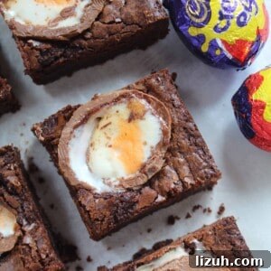 gluten free creme egg brownies