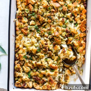 Sausage Stuffing Recipe with Herbs and Crispy Bread 12 img 43995 12