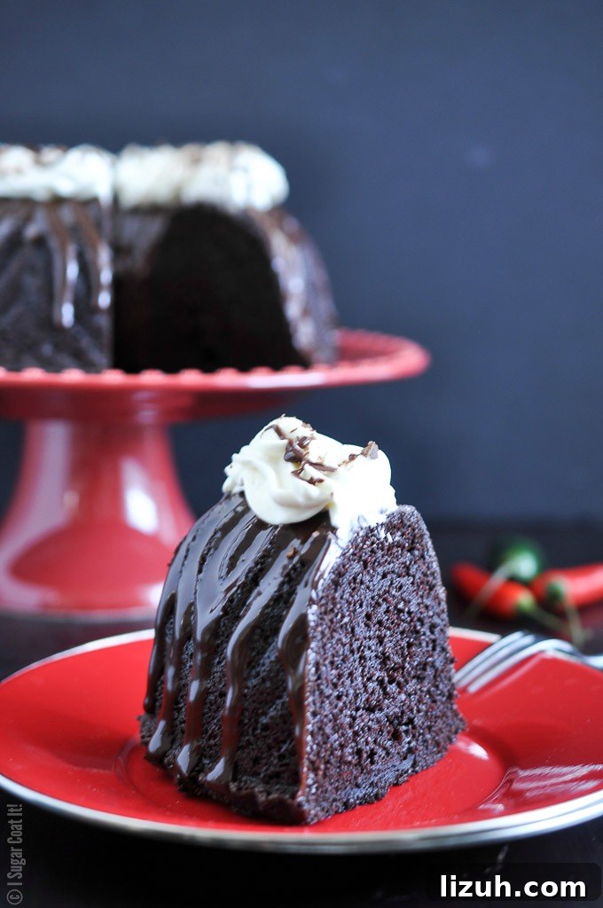 Aztec Hot Chocolate Bundt Cake