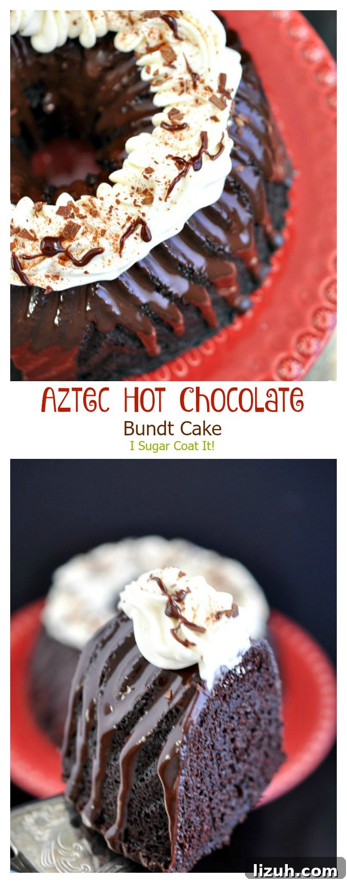 Aztec Hot Chocolate Bundt Cake