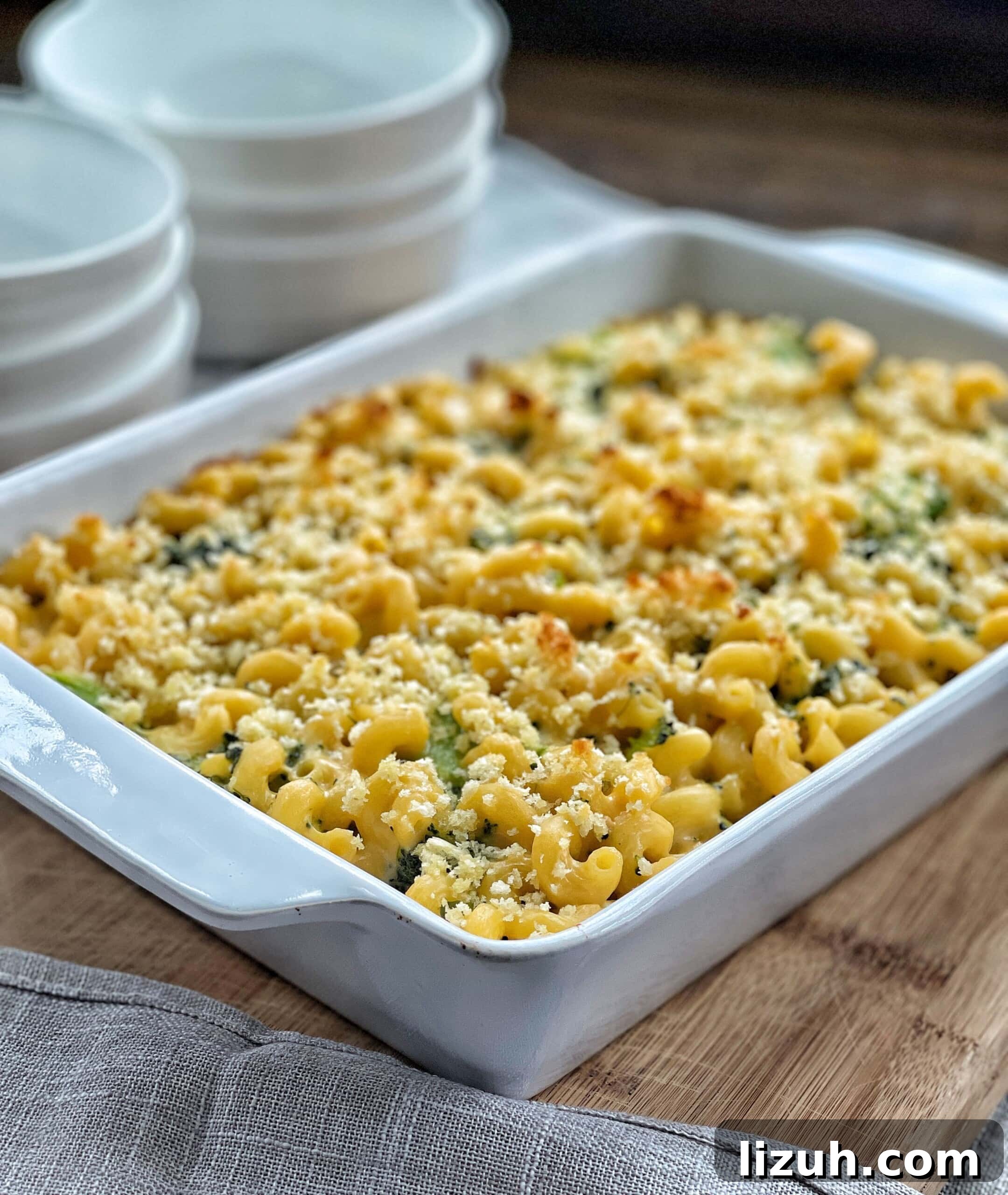 Creamy Baked Broccoli Macaroni and Cheese Casserole 15 Baked Broccoli Mac and Cheese