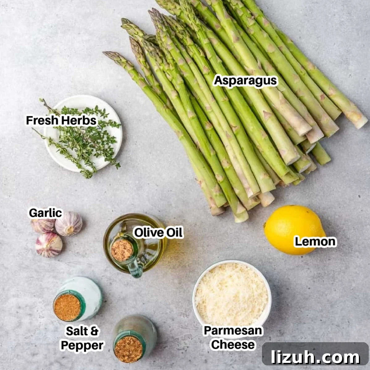 Crispy Parmesan-Roasted Asparagus — Oven-Baked Recipe 3 ingredients to make parmesan asparagus.