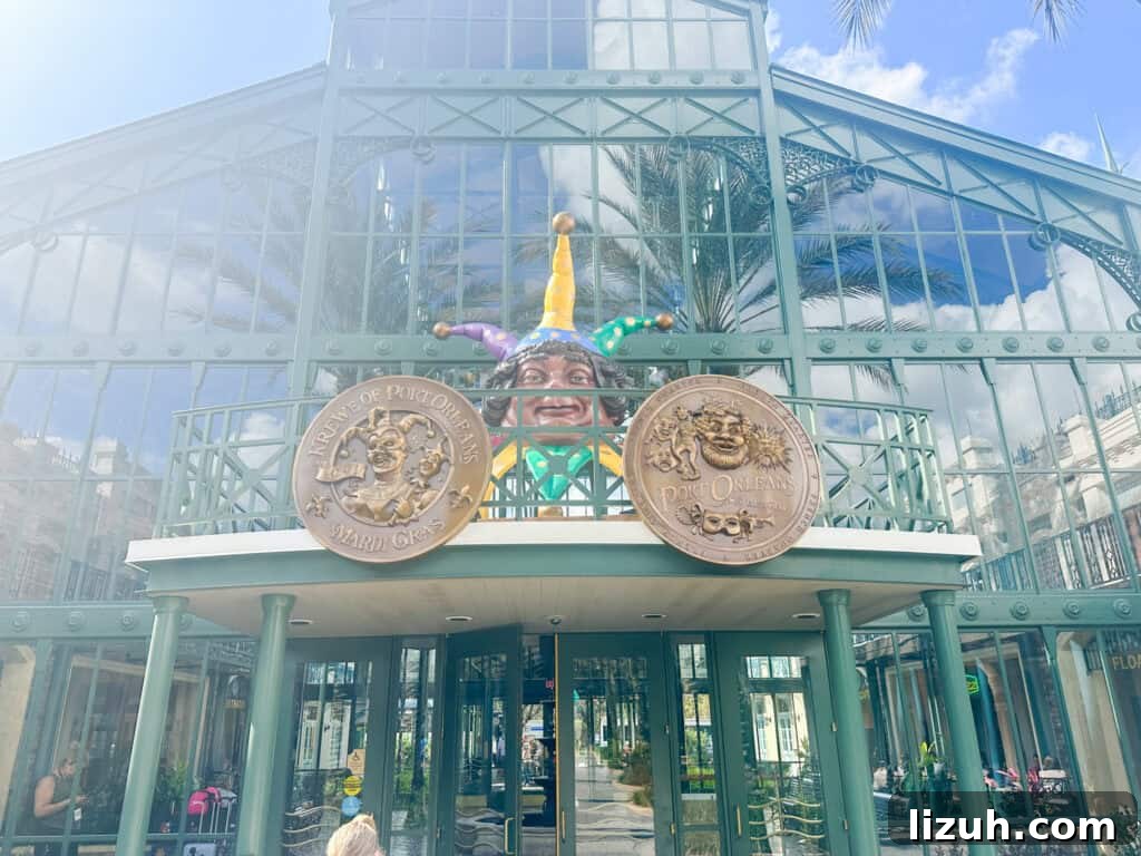 Disney's Port Orleans Resort – French Quarter: Guide & Tips 2 Main entrance to Port Orleans French Quarter resort.