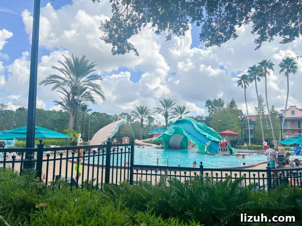Disney's Port Orleans Resort – French Quarter: Guide & Tips 12 The Charming Doubloon Lagoon pool at the French Quarter.