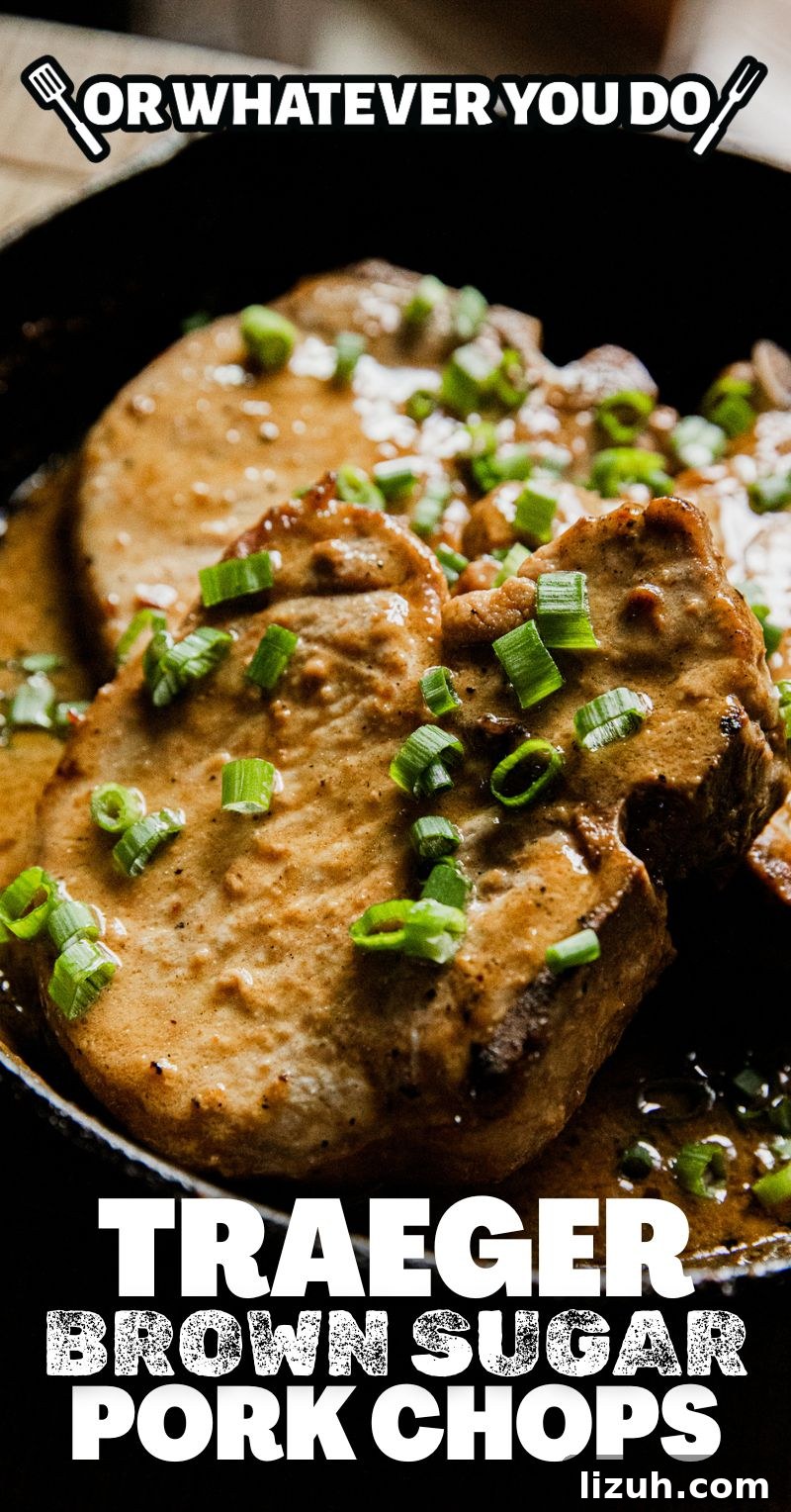 Brown Sugar Glazed Pork Chops on the Traeger Grill 2 Traeger Brown Sugar Pork Chops