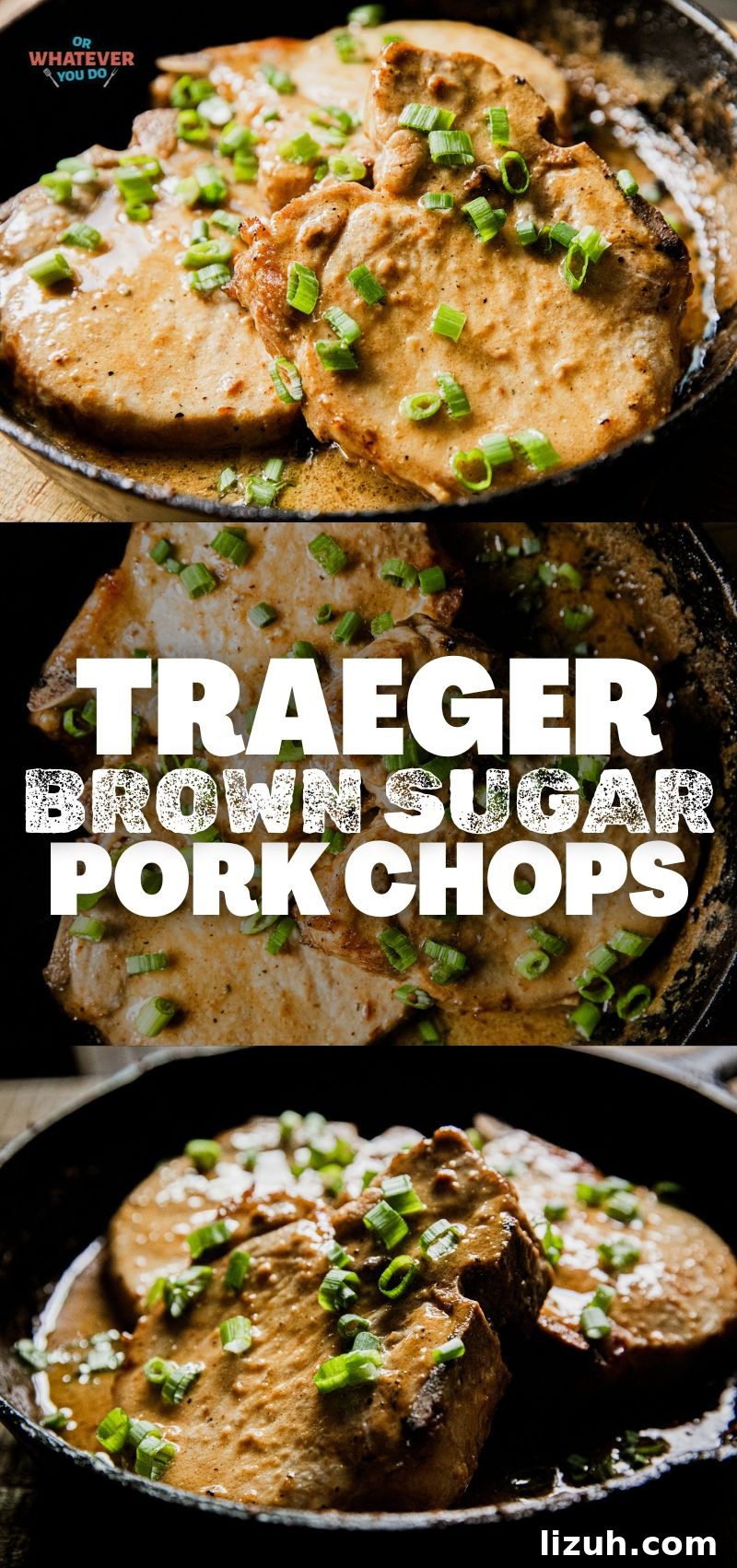 Brown Sugar Glazed Pork Chops on the Traeger Grill 8 Traeger Brown Sugar Pork Chops