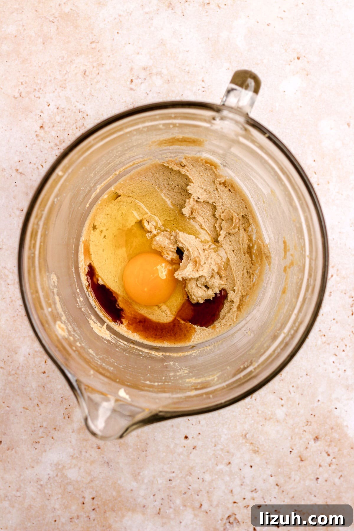Step 1 creaming butter and sugar
