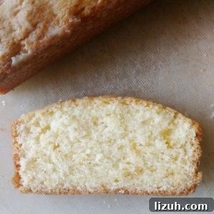 Slice of ghee cake