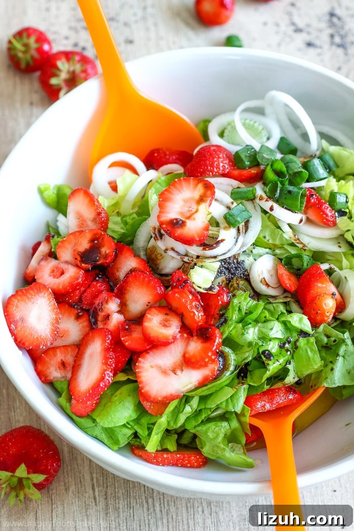 Strawberry Salad with Poppy Seed Dressing Picture